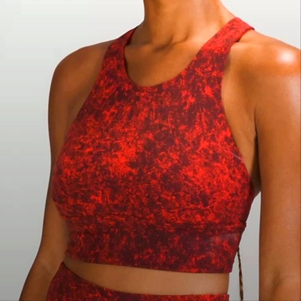 Lululemon Wunder Train Sports Bra 🧡🖤